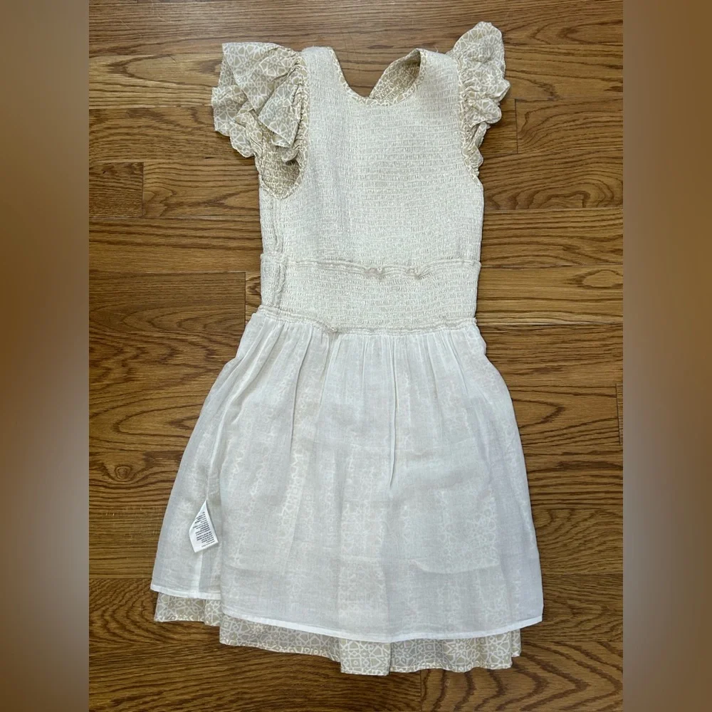 Cleobella Smocked Ruffle Dress – Small Organic Cotton Blend Festival Rodeo - Picture 13 of 13